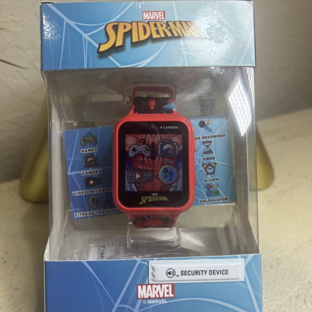Marvel Spider-Man Interactive Touch Screen Watch With Camera, Games, Fitness(6+)